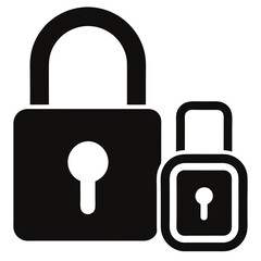 lock icon vector illustration