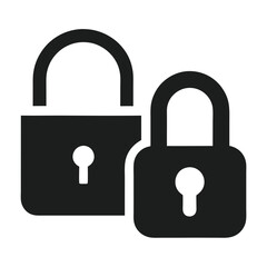 lock icon vector illustration