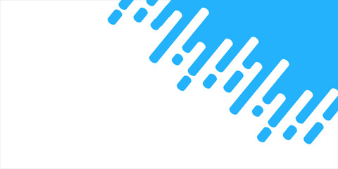 Fototapeta premium Blue abstract lines on white background. Trendy abstract lines transition background for backdrop, cover, wallpaper and banner. Rounded lines halftone for brochure, layout and flyer. Creative vector