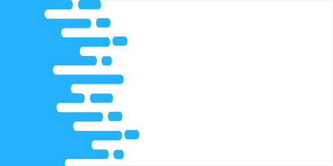 Obraz premium Blue abstract lines on white background. Trendy abstract lines transition background for backdrop, cover, wallpaper and banner. Rounded lines halftone for brochure, layout and flyer. Creative vector