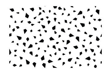 Colorful Confetti Border Frame Repeat Pattern Illustration