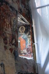 Sumela Monastery is a Greek Orthodox monastery and church complex. The structure and detailed frescoes were built in 386 AD.