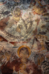 Sumela Monastery is a Greek Orthodox monastery and church complex. The structure and detailed frescoes were built in 386 AD.