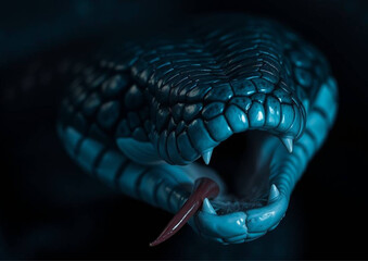 Elegant Snake Captured in Motion