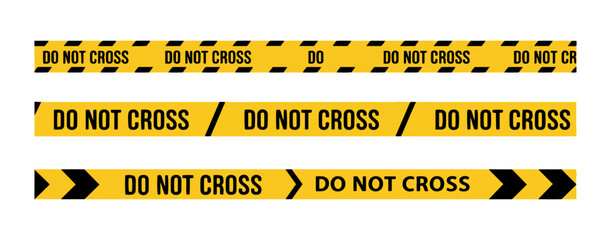 yellow caution tape warning sign
