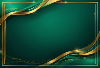 abstract background with golden frame Award Certificate for Teachers Editable File
