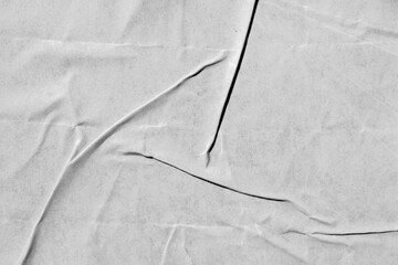 Creased paper texture overlay effect, png wrinkled paper surface