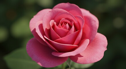 優しく輝くバラ 柔らかな光浴びて開花 This translates roughly to: "Gently shining rose, blooming bathed in soft light". It's within the character count and avoids the prohibited elements.. AI Generated