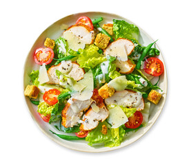 salad with chicken and vegetables