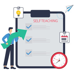 Teaching Effectiveness Self-Assessment Illustration
