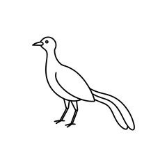 Obraz premium A elanil line art vector illustration.