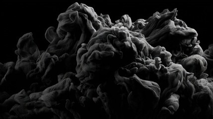 Abstract Dark Cluster Of Particles