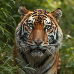 Obraz premium Tiger in natural habitat