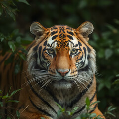 Fototapeta premium Tiger in natural habitat