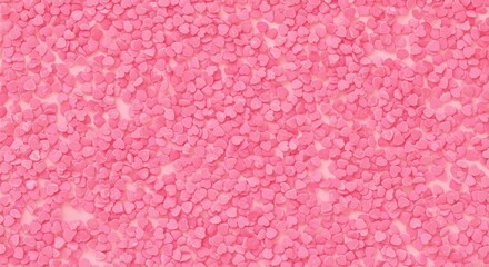 Fototapeta premium Pink Candy Heart Sprinkles Full Frame Pattern