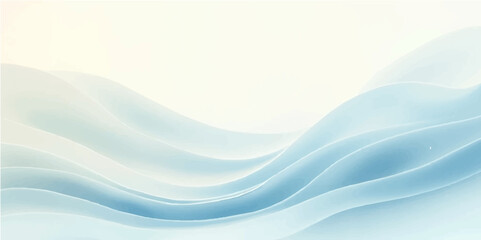 Abstract blue wave background with smooth flowing lines and artistic swirl pattern