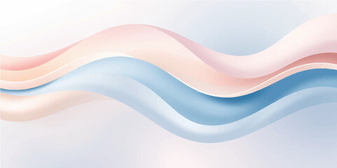 Abstract wavy blue water vector background with a colorful liquid art pattern