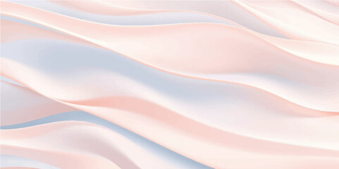Pink silk satin fabric with a soft, flowing texture and light, smooth waves