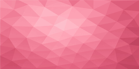 Obraz premium Abstract pink geometric background pattern with seamless triangle mosaic decoration