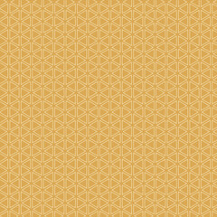 Luxury and royal background with white geometric pattern of hexagons and triangles over yellow&mdash;evokes festive richness, elegance, and modern symmetry.