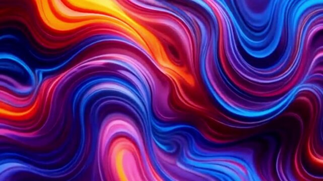 Abstract Motion 
Chromatic Flow: Hypnotic Waves of Abstract Motion