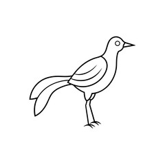 Obraz premium A sorrel line art vector illustration.