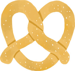 pretzel illustration
