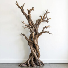 dead tree design for a white wall