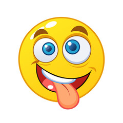 funny cartoon character emoji quirky vector