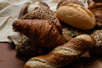 Different types of German buns