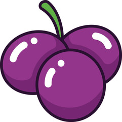 Three yellow bananas are grouped together, showing their curved shape and brown tips.