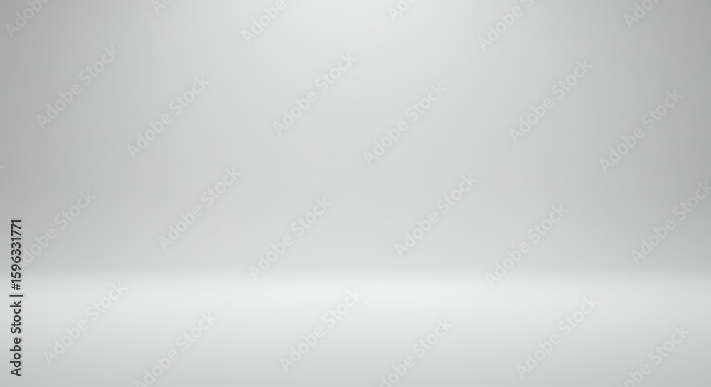 Poster empty studio background with seamless white gradient