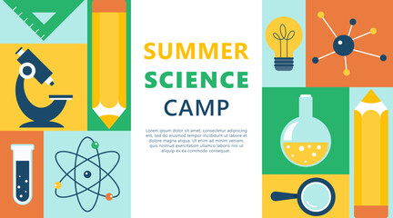 Summer science camp poster