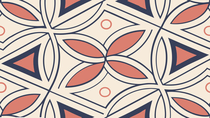 Abstract Geometric Shape Pattern Background.