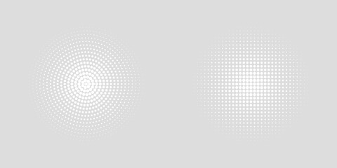 Set of black halftone dots backgrounds. vector modern dots halftone,Pop art comic style gradient circle halftone set Vector isolated on white background dots pattern. dots circle vector ilustration