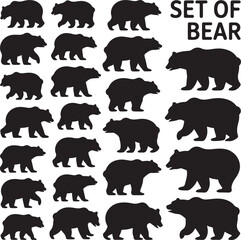 Wild Bear Silhouette Design

Majestic Grizzly Bear Illustration

Forest Bear Vector Artwork

Strong Brown Bear Icon

Minimalist Polar Bear Outline