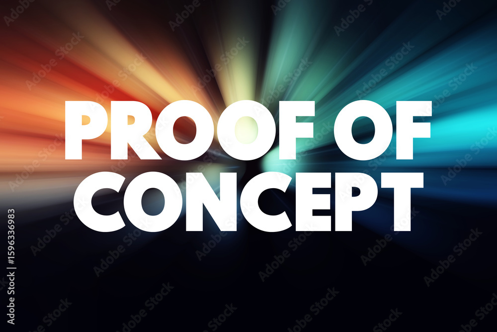 Poster proof of concept - realization of a certain method or idea in order to demonstrate its feasibility, 