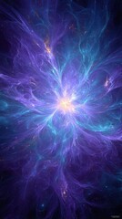 Obraz premium Abstract Colorful Cosmic Explosion In Space