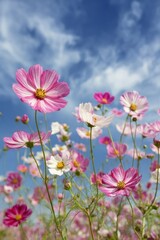 pink cosmos flower