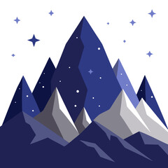 Fototapeta premium winter mountain landscape