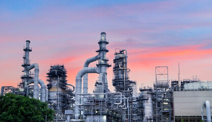 Oil and Gas Industrial zone,The equipment of oil refining,Close-up of industrial pipelines of an oil-refinery plant,Detail of oil pipeline with valves in large oil refinery.