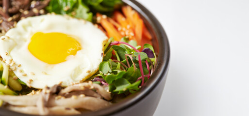  Bibimbap, Korean mixed rice with vegetable