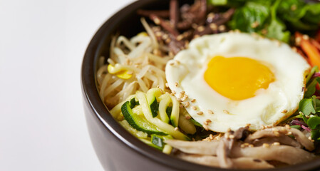 Bibimbap, Korean mixed rice with vegetable