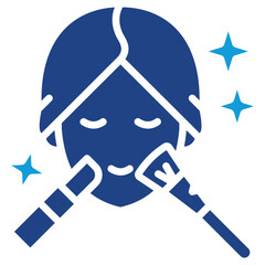 Beauty glyph color icon