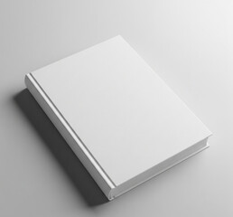 Mock-up d'un livre blanc sur un arri&egrave;re-plan neutre