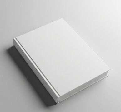 Mock-up d'un livre blanc sur un arri&egrave;re-plan neutre