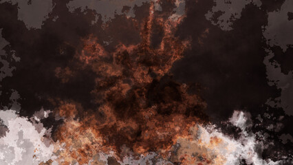 4K watercolor abstract digital texture with grainy marbled effect.
