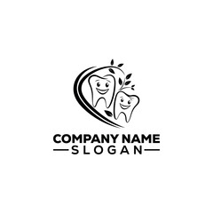 Happy Cartoon Teeth with Toothbrush and Toothpaste