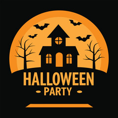 Halloween Vector Design with Colorful Elements and Classic Fonts for Festive Projects