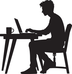 Abstract geometric composition with vibrant color accents and clean lines